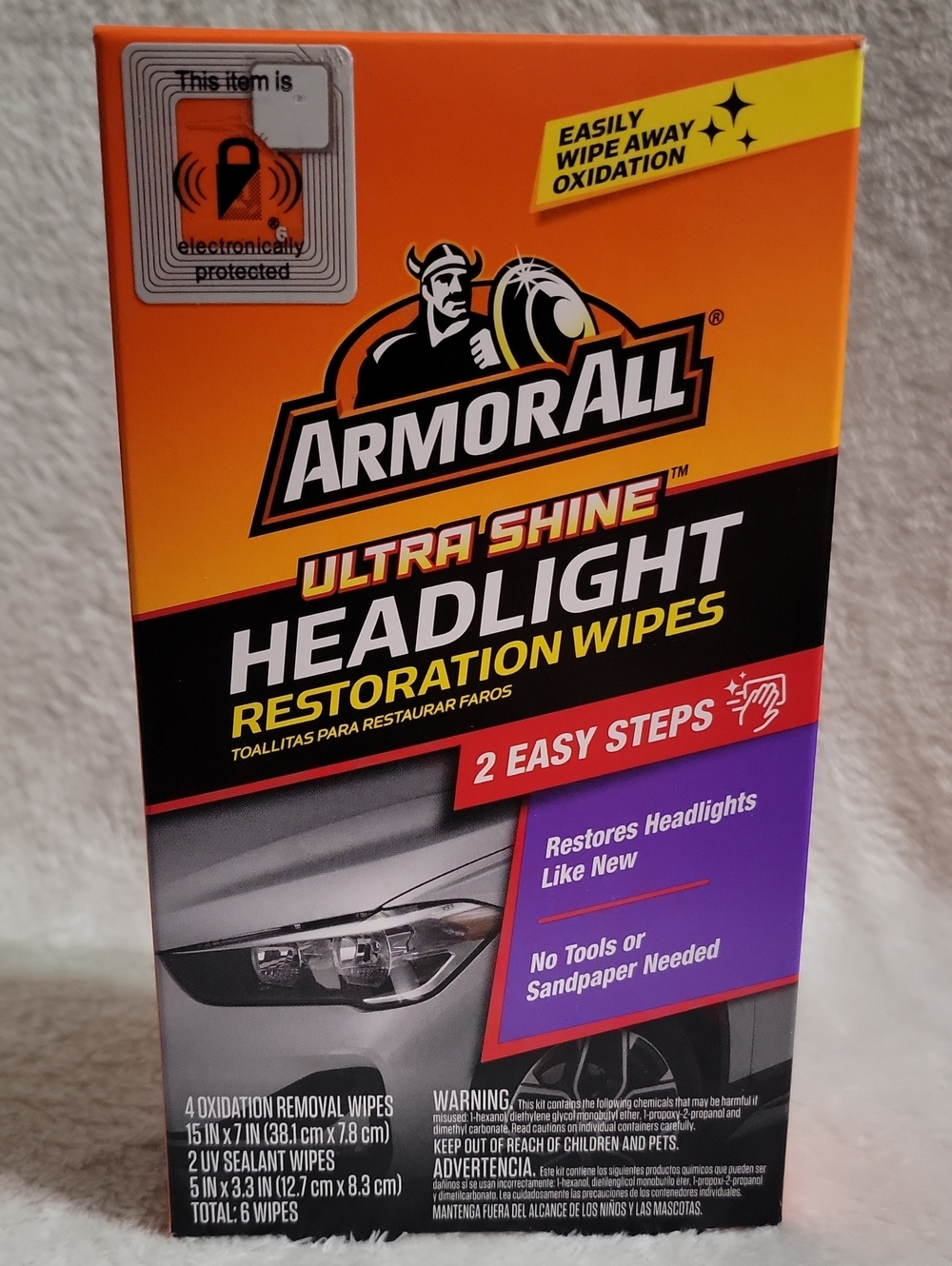 Armor All Ultra Shine Headlight Restoration Wipes
